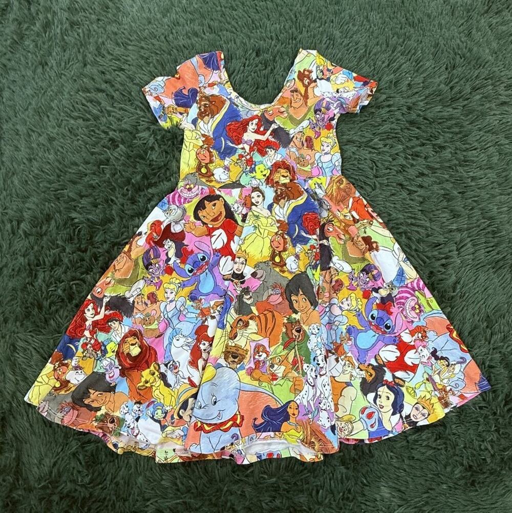 Wild Rich Kids Girls Disney Characters Princess Villains Dress Size 11/12